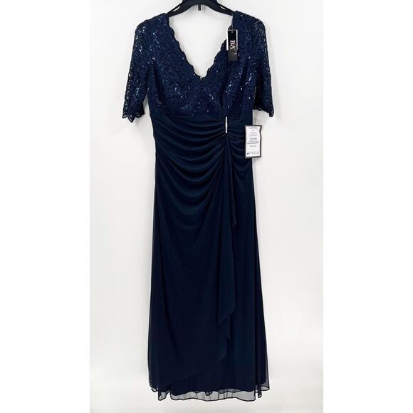 Betsy & Adam Lace Bodice Dress - Picture 3 of 8